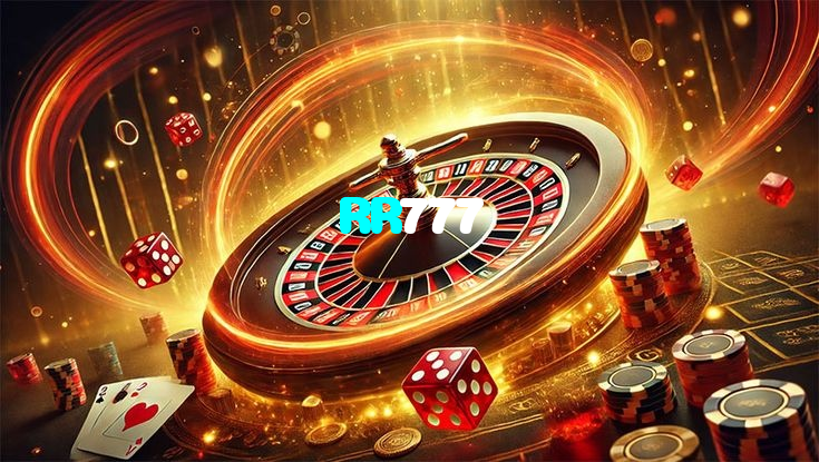 RR777 casino presented on mobile device in Pakistan with slots and live games